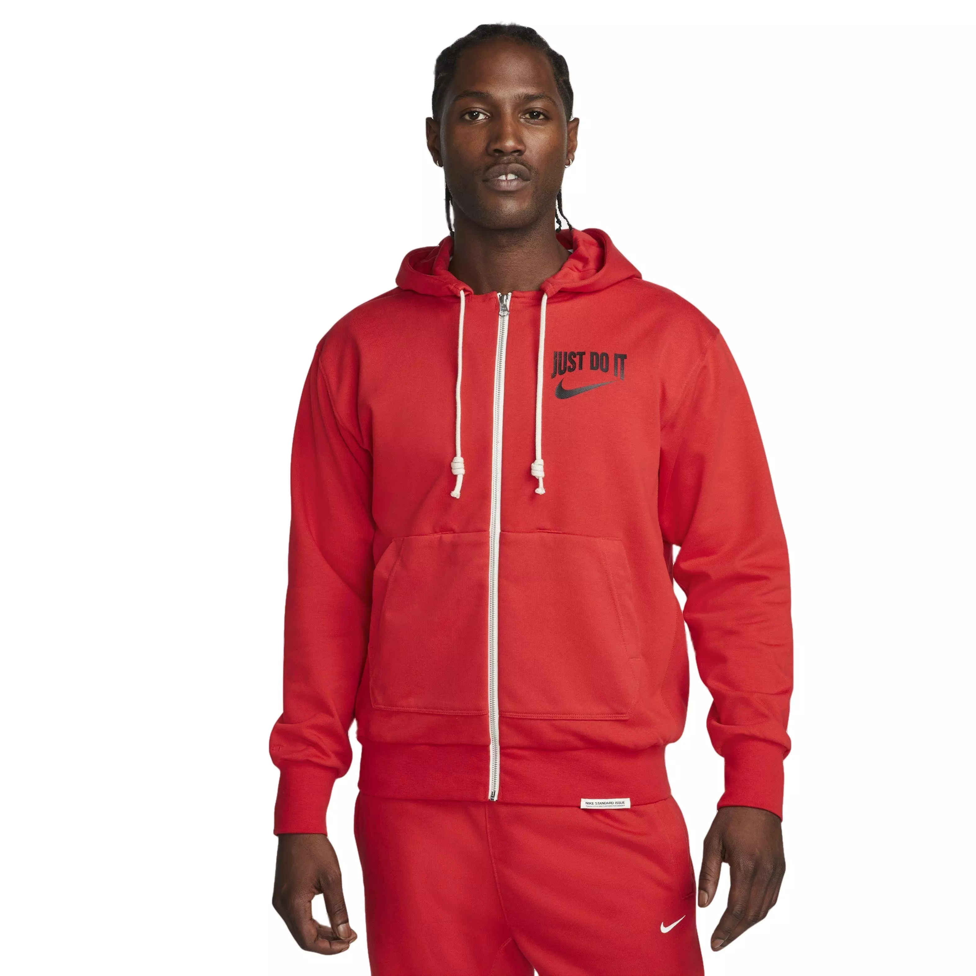 Nike dri fit top hoodie red